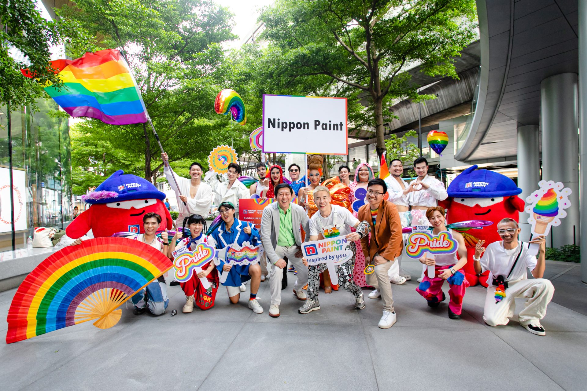 “นิปปอนเพนต์” องค์กรสีแห่งความเท่าเทียม ร่วม Pride Paradeประกาศชูคุณค่าทุกความแตกต่างอย่างเต็มภาคภูมิ