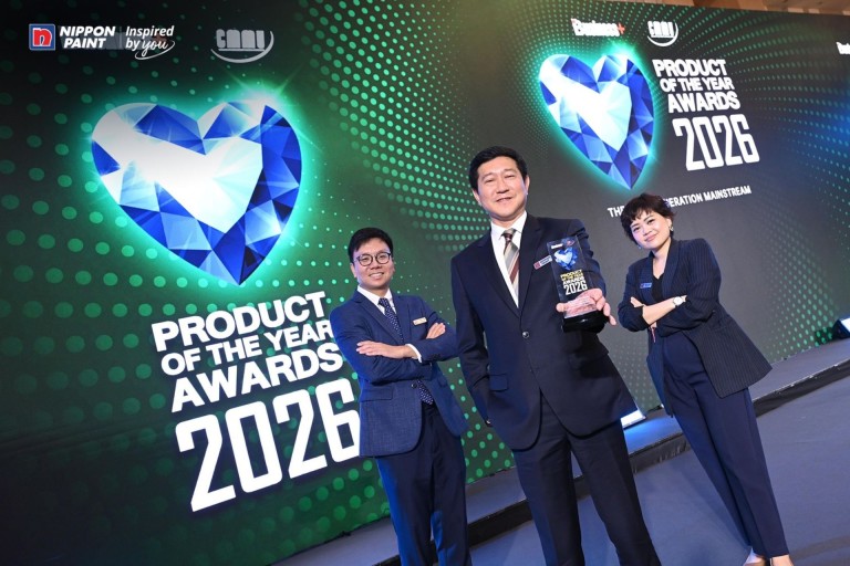 “นิปปอนเพนต์ เวเธอร์บอนด์” คว้ารางวัลใหญ่ BUSINESS+ PRODUCT OF THE YEAR AWARDS 2026 ด้วยคุณสมบัติสีทาภายนอกที่ปกป้องบ้านได้ทุกสภาวะอากาศ พร้อมเป็น “สีที่อยู่กับคุณเสมอ”